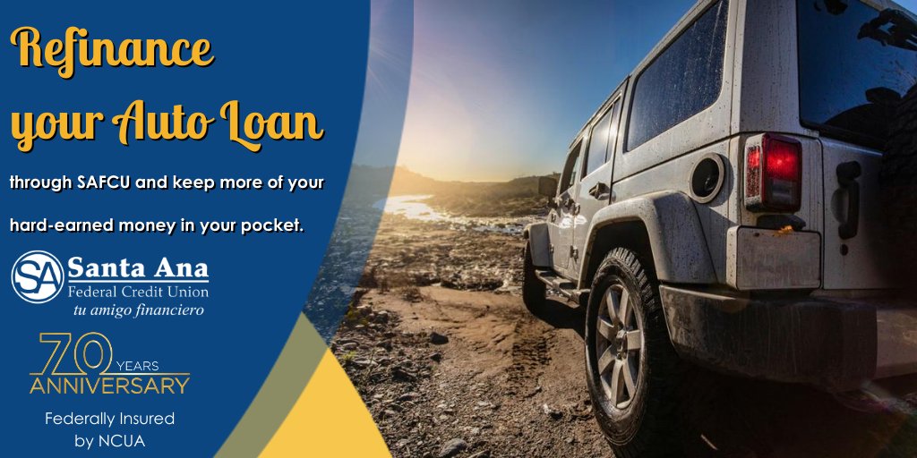 SantaAnaFCU's tweet photo. How much money could you be saving on your Auto Loan if it were financed through #SAFCU? Click the link below to check out our rates! 👇

https://t.co/G64IoQmblm

#SoCalCars #CreditUnionDifference #SantaAna #CityOfSantaAna https://t.co/HayVvn3FGJ