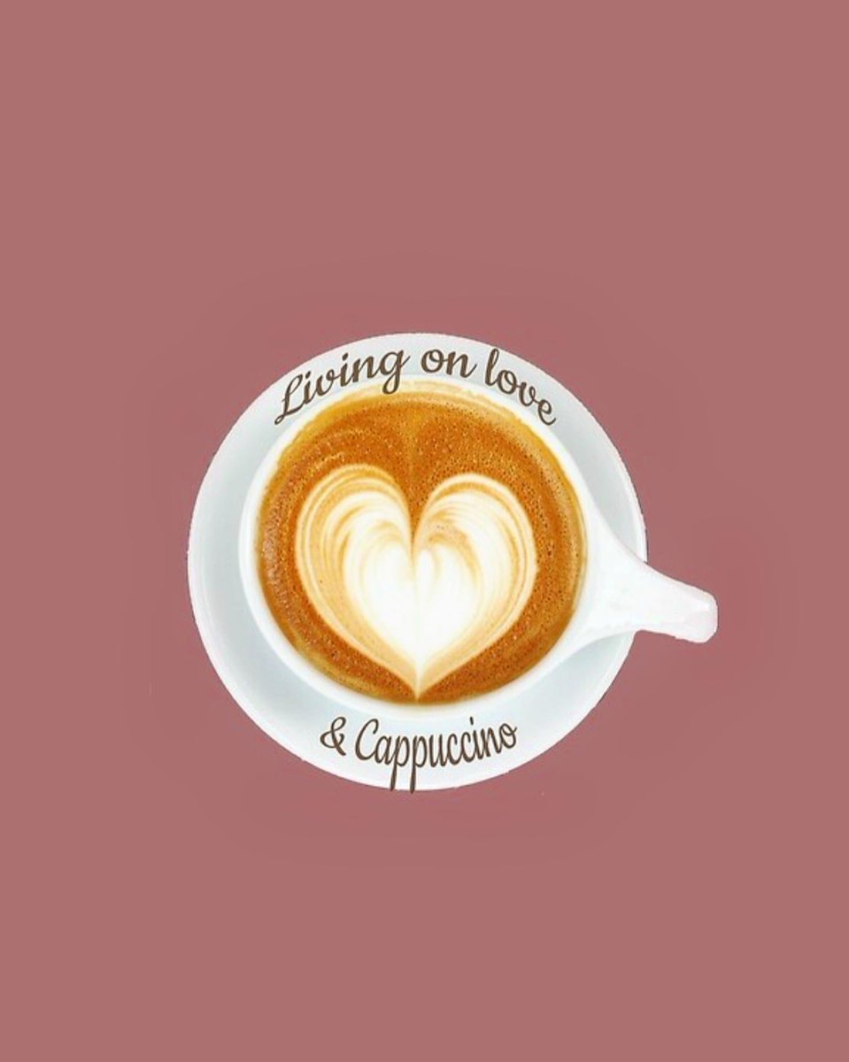 DesignsJmd's tweet photo. Living on love and cappuccino 🤗

Website: https://t.co/i6OZbetl5c

#cappuccino #coffee #coffeelover #italy #italia #caffeine #coffeeislife #coffeelover #barista #baristalife #lovecoffee #givemecoffee #cafe #cafeconleche #coffeetime #drinkcoffee #espresso #espressolovers https://t.co/pLp3cJr5Ag