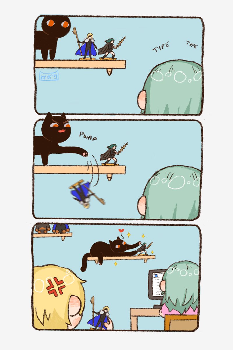 kao__rii's tweet photo. Goodbye #catmitriweek I’ll never forget you...さよなら😿
#dimileth #FE3H #catmitri #ディミレス https://t.co/q7gkPwKDyR
