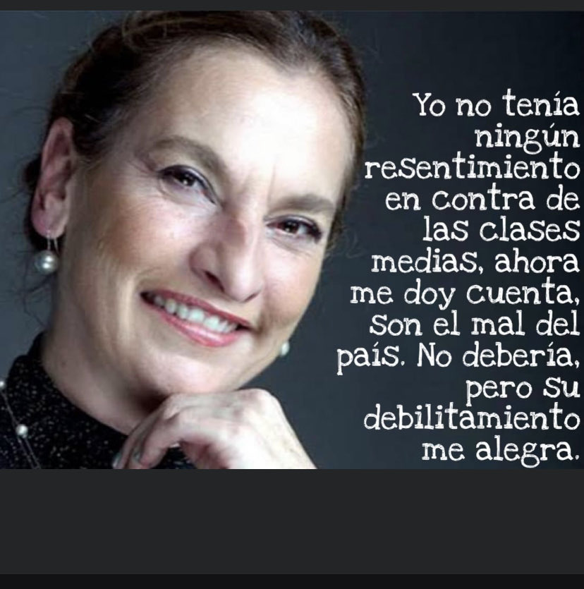 No te preocupes, cómo historiadora sabes que los que se creén reyes al final salen huyendo de sus palacios y Tú no vas a ser la excepción y mientras la clase media se va a volver a levantar y no se te olvidé que gracias a ellos tragas!!!

<a href="/BeatrizGMuller/">Beatriz Gutiérrez Müller</a> 
#LaBrujaDelPalacio