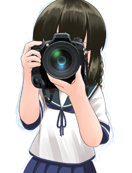 磯波(艦これ) 「使われることのなかった磯ちゃん。 」|薫製ハムのイラスト