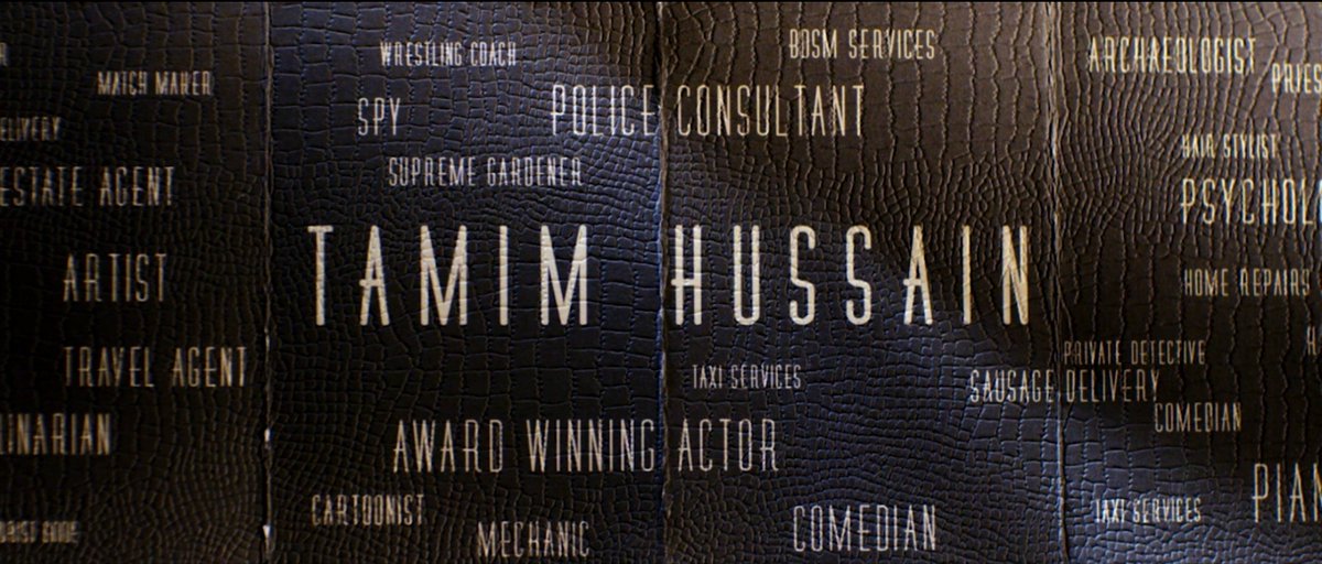 Tamim's card unfolded into a large list of his professions, including matchmaker, sausage deliveries, and BDSM services. We shot him ( @IamRoySanyal) in a bunch of these avatars but they didn't make the cut.