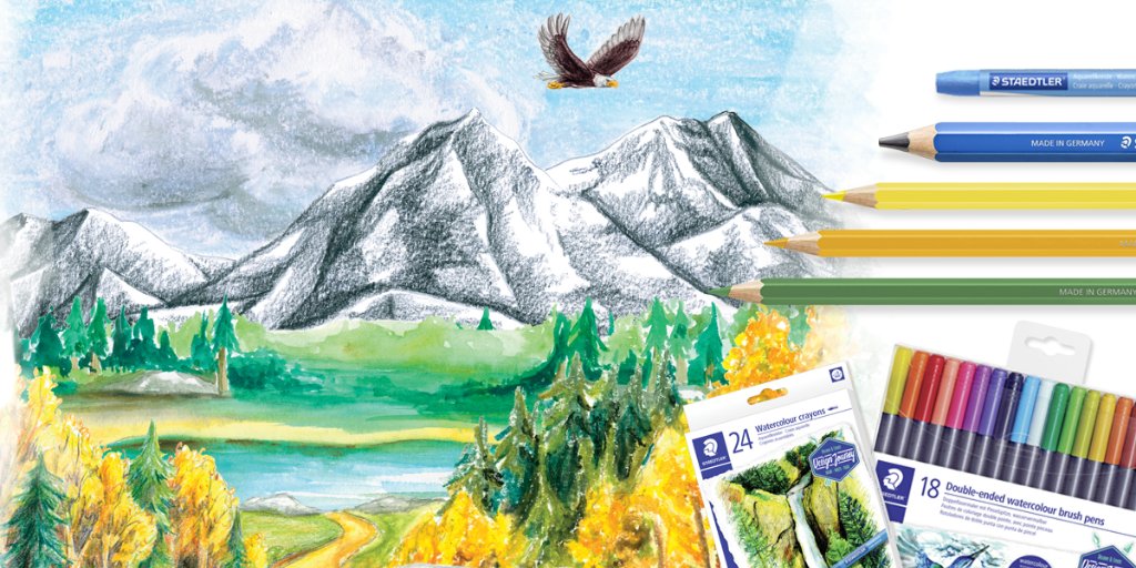 Alla scoperta dei ghiacciai con #STAEDTLER e <a href="/fortedibard/">Forte di Bard</a>! Durante la mostra “L’Adieu des glaciers”, uno spazio permanente dedicato con i nostri materiali artistici, con cui i visitatori potranno ricreare i magici paesaggi alpini. Dal 01.08.20 al 06.01.21. fortedibard.it