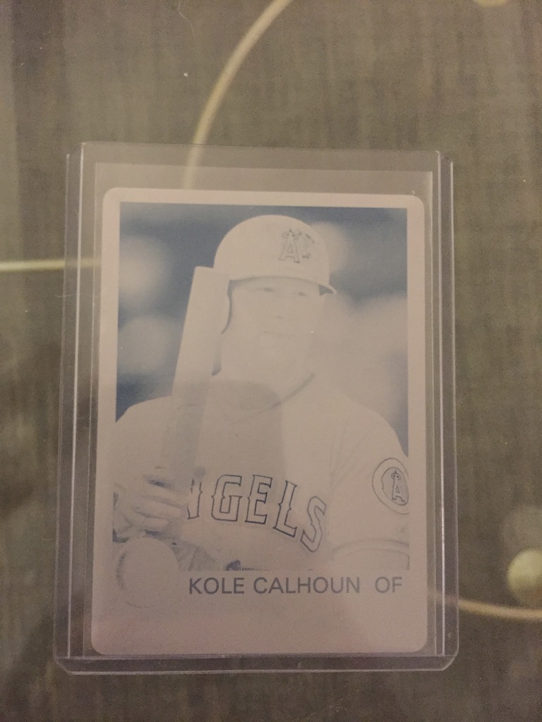 Angels:Kole Calhoun plate: $12