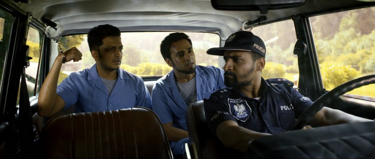 His jacket was a straight up tribute to what Ryan Gosling wore in Refn's Drive. Because he was in that moment a, uh, driver.