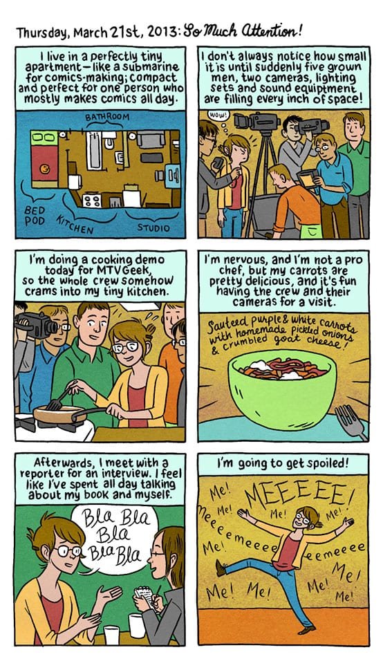 41. Lucy Knisley - another artist I am a fan of due to their storytelling ability. Lucy Knisley put out some of the best work last decade as each of her graphic novels are refreshingly honest about the struggles and joys life provides.