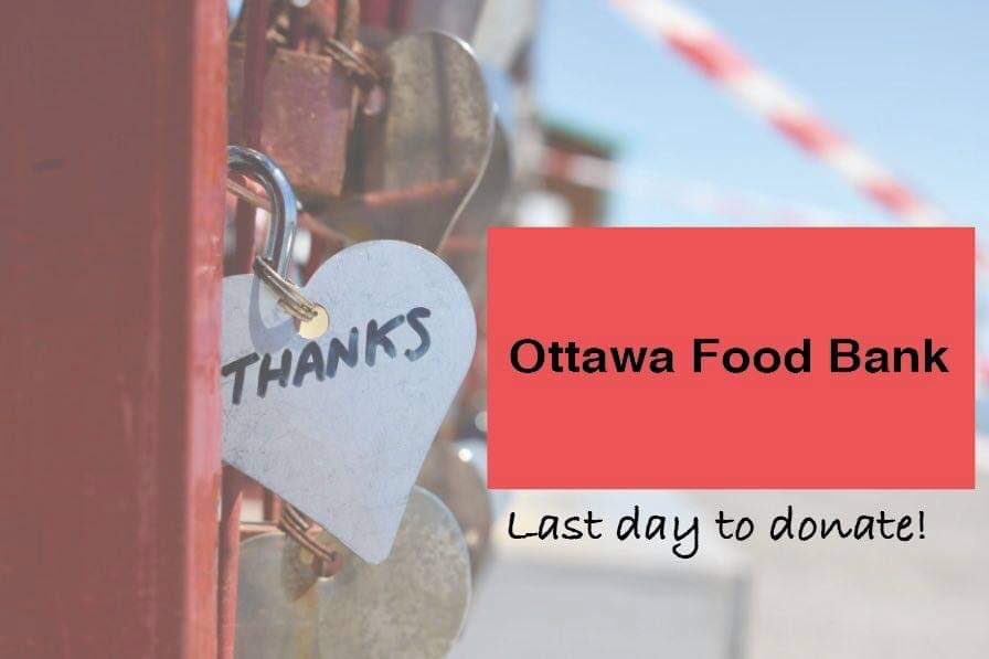 CraveCompassion's tweet photo. Last day to donate! Our donations link will close at midnight today. Let’s thank the @OttawaFoodBank together by making a donation. Each dollar counts.
Donate here- https://t.co/CU0pnc4yxX https://t.co/Y8TJptFhDV