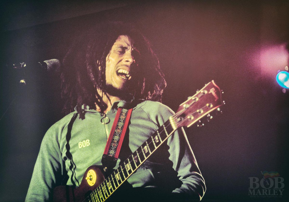 'Now feel this drumbeat, as it beats within. Playin' a riddim—resisting against the system!' #OneDrop #bobmarley75⠀⁣⁣
⠀⁣⁣
📷 by #AdrianBoot⠀⁣⁣
© Fifty-Six Hope Road Music Ltd.