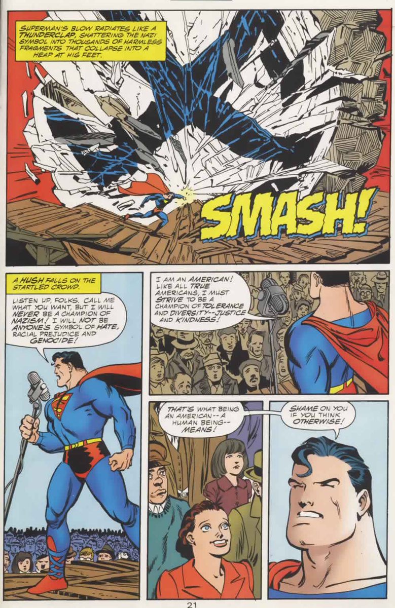20. Superheroes in general fighting nazis is always cool but there’s just an extra punch when it comes from Superman.