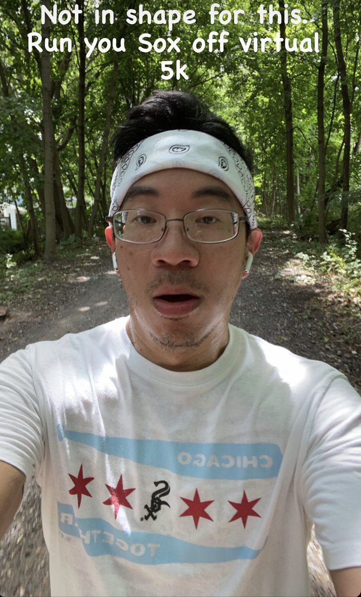 g_john_roca's tweet photo. #RunYourSoxOff #virtual5k #chicagoaninboston #outofshape #letsgowhitesox #notapersonalbest #chicagobears https://t.co/vDAl4yWDBf