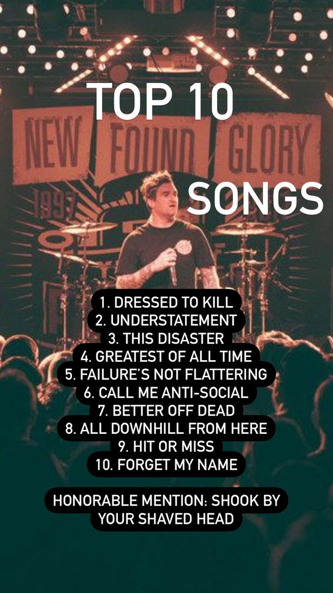 My TOP 10 <a href="/newfoundglory/">New Found Glory</a> songs 🤘