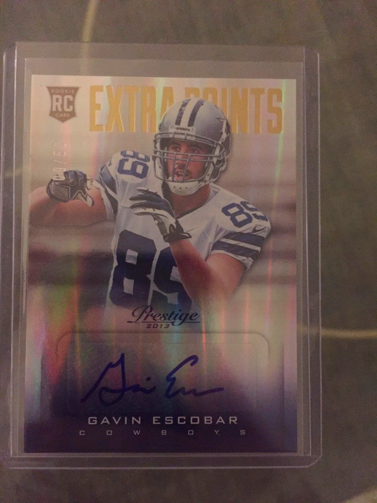 Cowboys: Gavin Escobar auto /50: $4