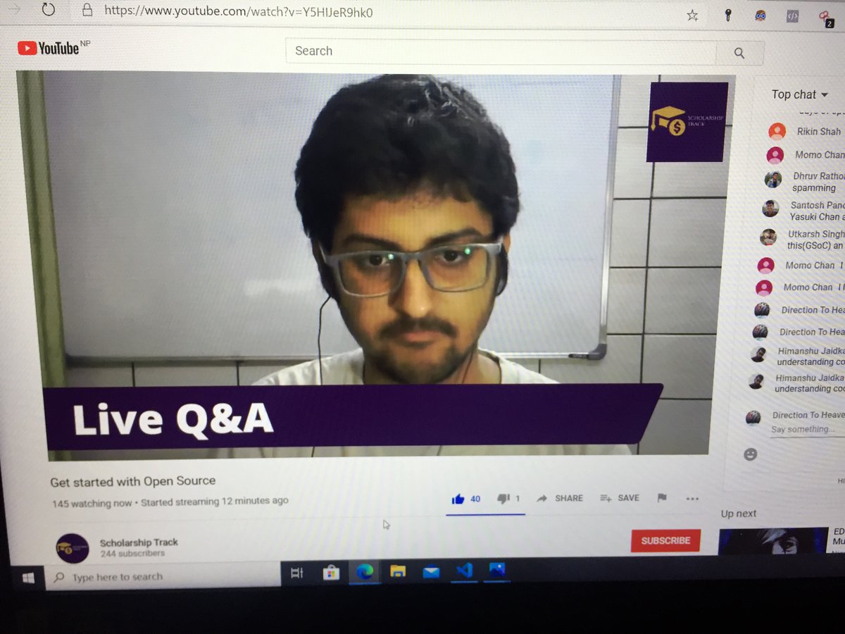 anishghimire82's tweet image. Awesome session on Open source Contribution!!!
@scholarshiptrac @codeforcauseIn #scholarshiptrack #codeforcause #30daysopensource