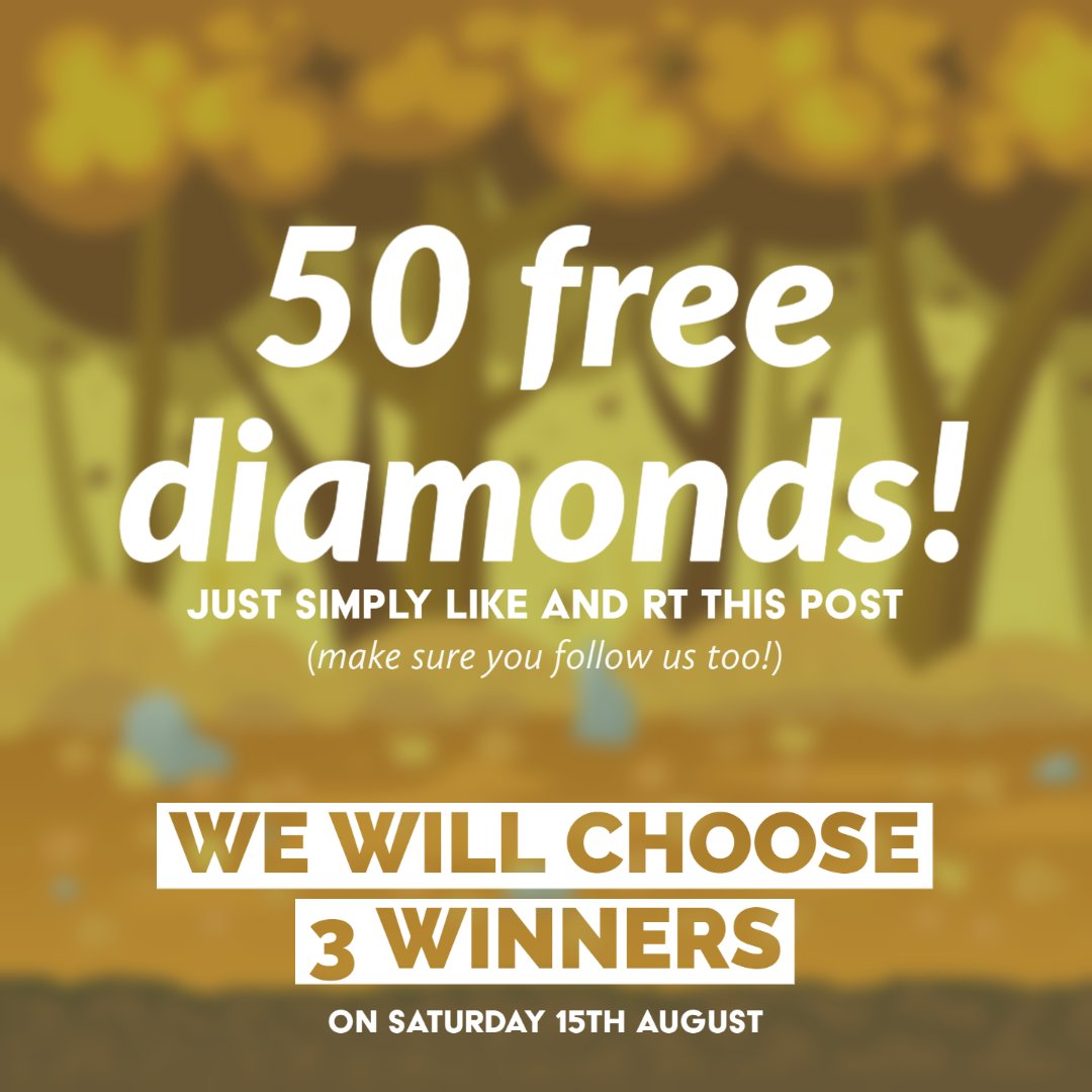 SimpleMMO's tweet image. Who wants free diamonds? 3 lucky players will win 50 💎 each. Just simply like and retweet this post to enter! (Make sure you follow us too!)