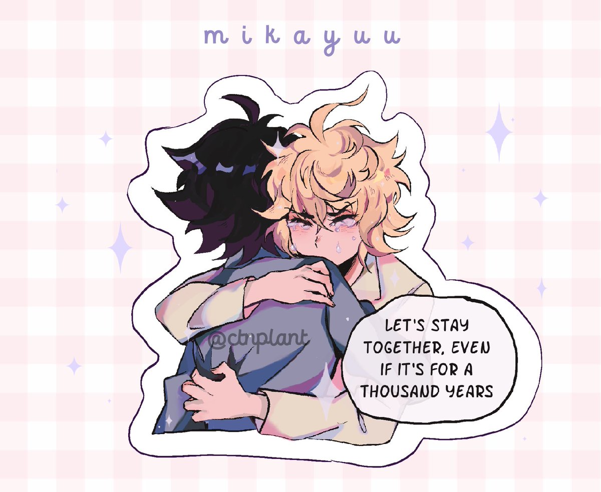 [RT ?]

Since there was interest i opened my shop to sell my mikayuu stickers! 

? https://t.co/VlKL0J6nIv ?

[more below] 