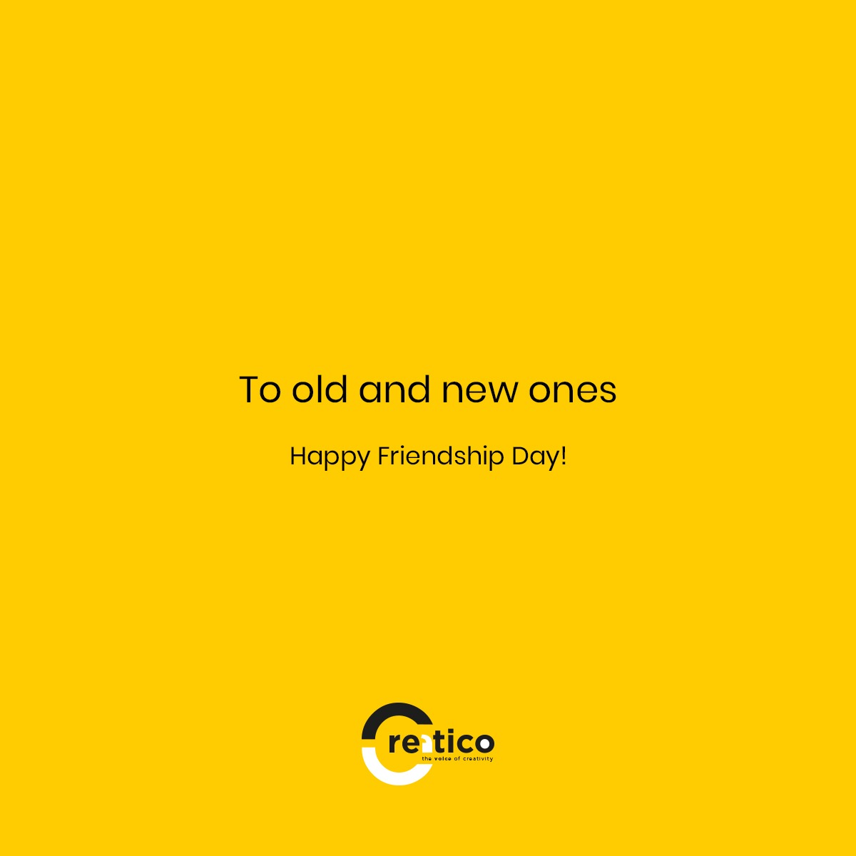 Creatico_1's tweet photo. #friendship #friendshipday #creatico #creativity #create #creativity #creativeart #art #artistic #minimal #minimalistic #ad #adagency #branding #speakithroughcreativity #graphic #graphicdesign #design #minimaldesign #minimalisticdesign #creativeagency #agency #designworld https://t.co/dXOeVlTQ4T