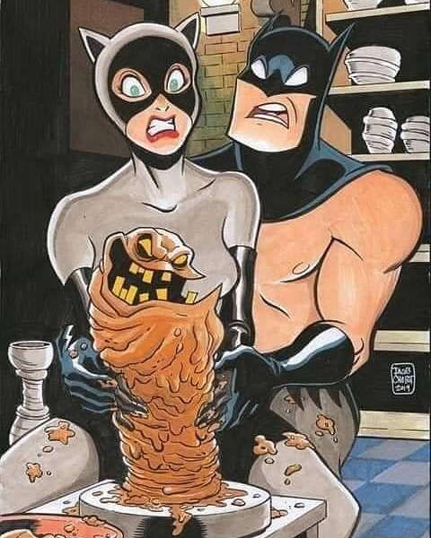 BatmanBfc's tweet photo. #batman #batmancartoon #batmanhumor #catwoman #SaturdayMorningCartoons https://t.co/bMzGCTiigk