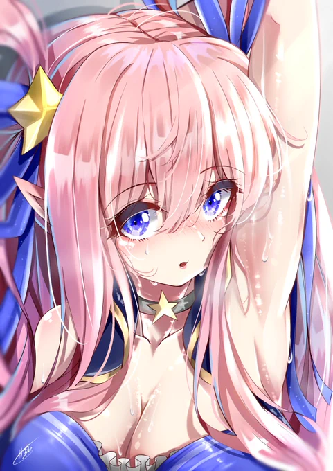 汗だく水着ハツネちゃん
#プリコネR 