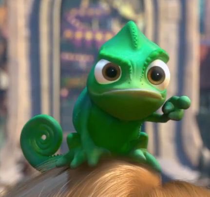 harry styles as pascal from tangled; a thread.