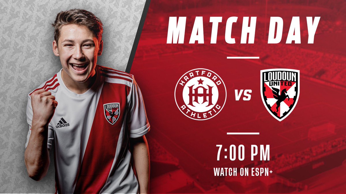 LoudounUnitedFC's tweet photo. Itβs match day!! Tune into ESPN+ at 7PM ET to watch the Red-and-White take on @hfdathletic ππ
#LetsRide #LoudAndUnited https://t.co/NuAvOX8YSJ