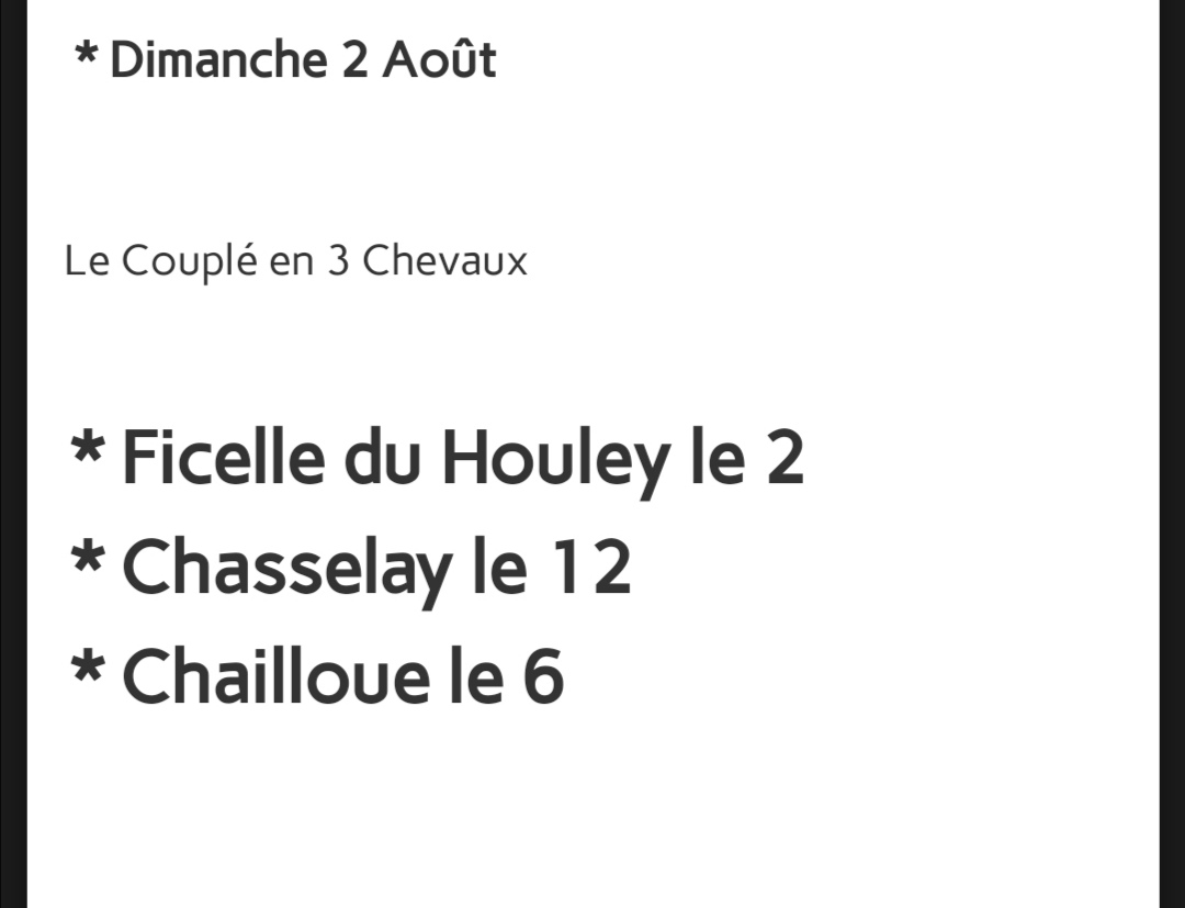 RueDesTurfistes's tweet photo. Allez Boummm !!!
Le gagnant du Quinté à 9 balles
Et couplé G 42,10 P 19,50
Team rue @Studio_6_1 @JPalast @questacarlito @RueDesTurfistes https://t.co/LgbRFPZ1ax