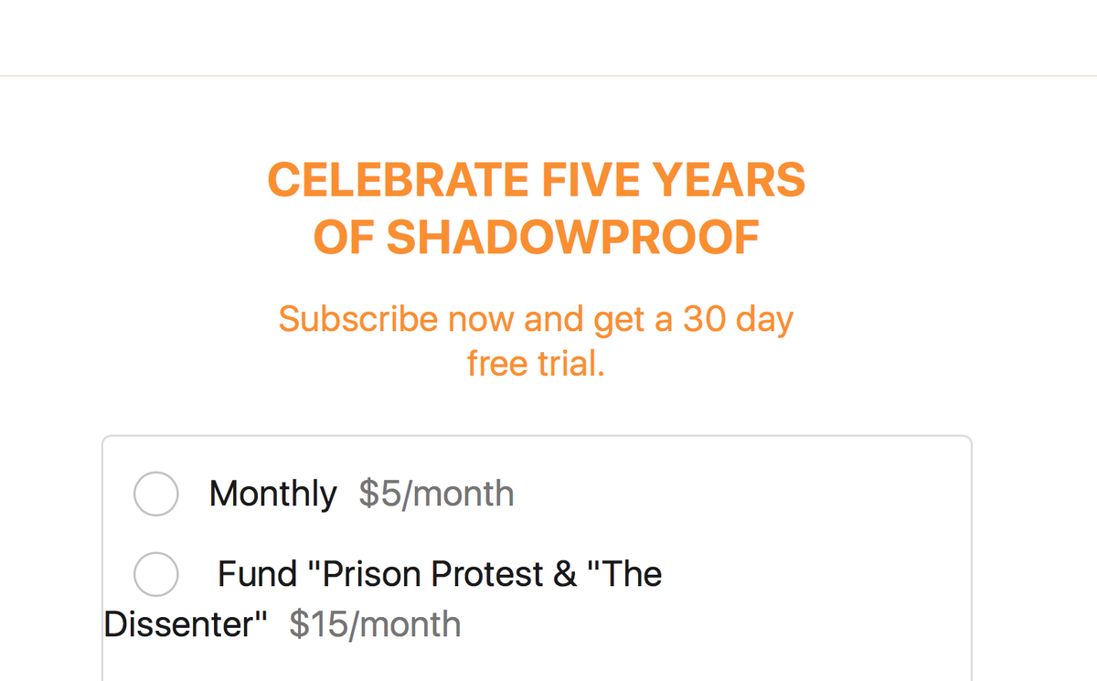 In July, we launched a newsletter covering whistleblowers and the obstacles they face in government and corporations. To mark our fifth birthday, anyone can sign up and receive a 30-day free trial. Subscribe:  https://dissenter.substack.com/subscribe 