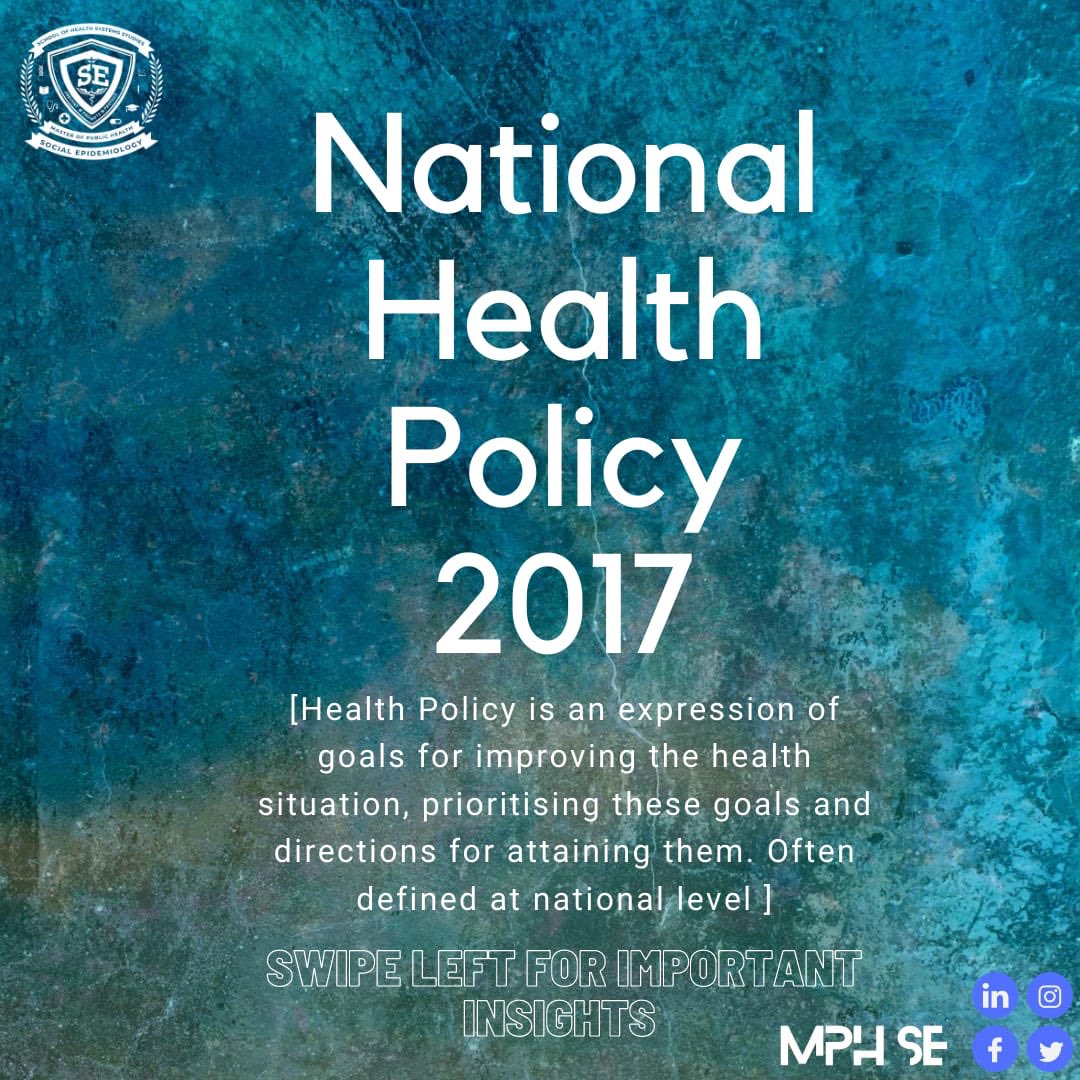tiss_phse18's tweet photo. Educational post - national health policy 2017
#tatainstituteofsocialsciences #schoolofhealthsystemsstudies
#tiss
#tiss_mph_se
#tissmumbai
#indiahealthsystem
#indianpublichealthsystem #indianpublichealthassociation https://t.co/7KZJzMVtRg