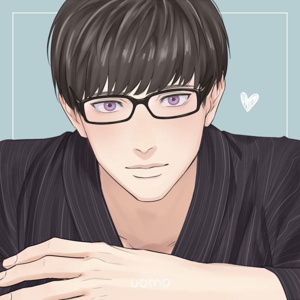 Was kind of bored so I played around with picrew.  Here's my hubby, Lucien.  #MLQC  #MLDD  #MrLove  #Picrew