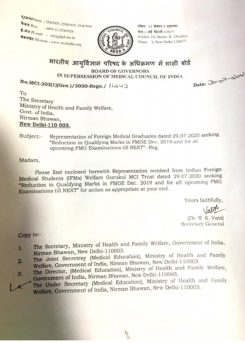 LkChahar's tweet photo. As India being short of millions of Doctors, FMGs must be brought in immediately.Recommendation of MCI to reduce the passing percentage of past and future FMGE to @MoHFW_INDIA should be brought in effect ASAP. #letfmgserve  #IndiaNeedsFMGDoctors
@fmgindiaunited @foreignwelfare https://t.co/Ule9p5GSaA