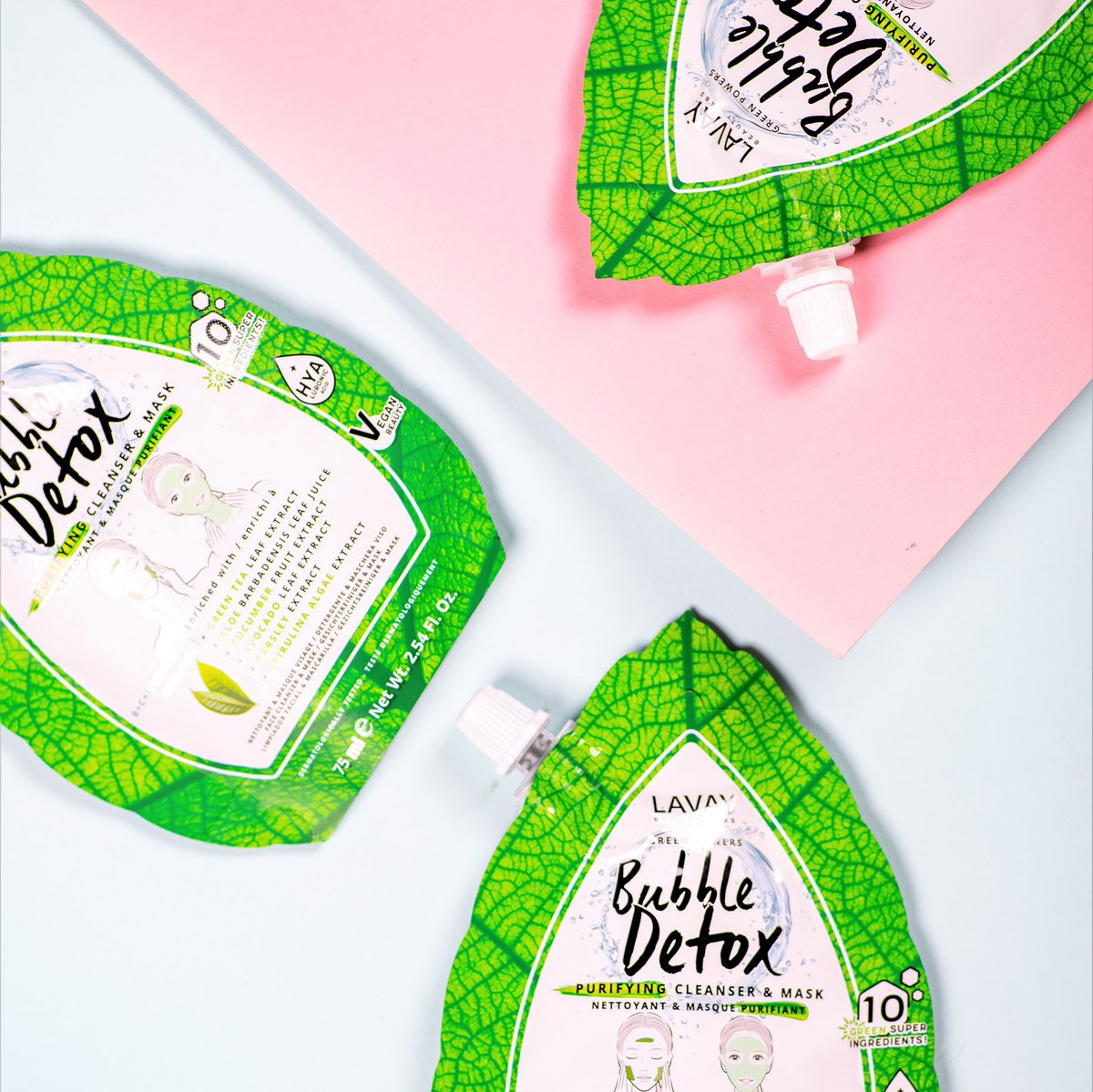 LAVAY_Paris's tweet photo. Keep your skin clean and hydrated this summer with Bubble Detox 2-in-1 cleanser &amp; mask. 
#lavayparis #bubbledetox #summer #cleanbeauty #cleanskin #summerglow https://t.co/YXn9Ic0wcs