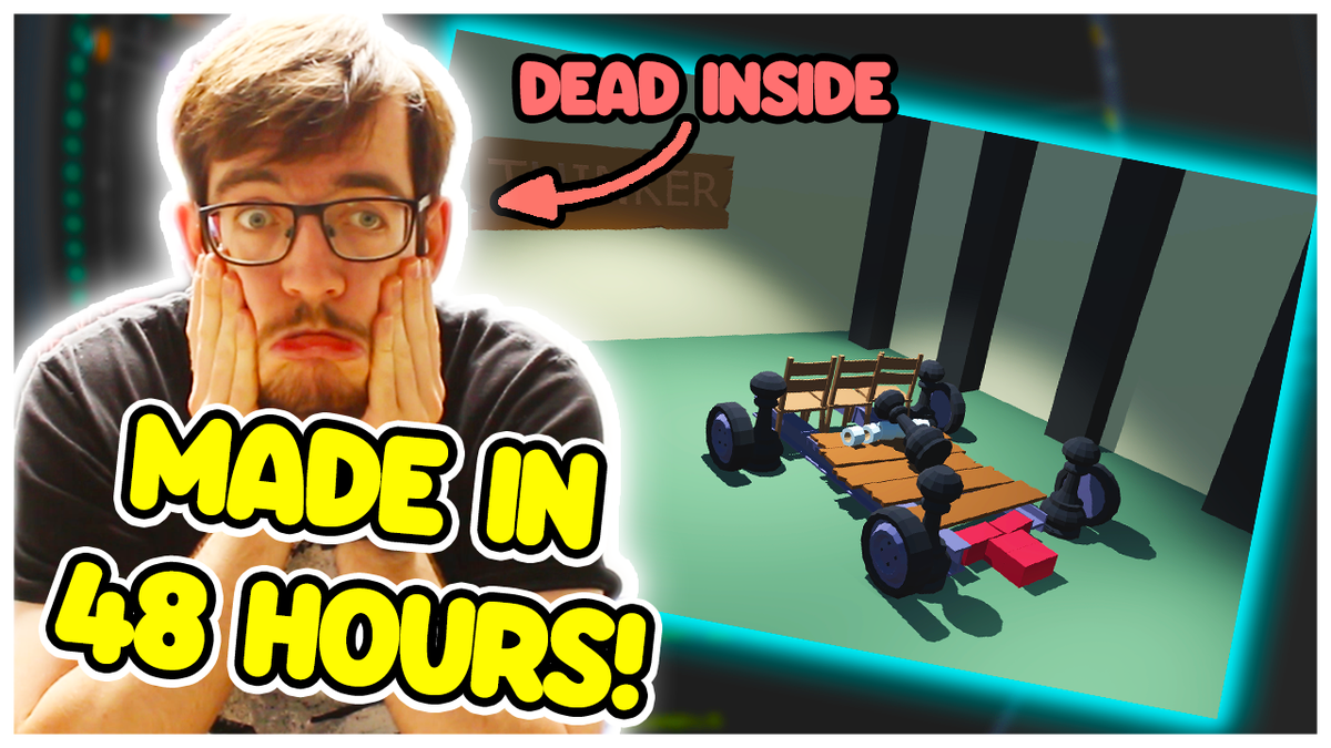TShelfman's tweet photo. 🚨NEW VIDEO!🚨
Making a Game in 48 Hours was a BAD IDEA!
(w/ @CallOfBooky )
#gamejam #gmtk2020 #48hourgamejam #unitydev #gamedev #youtube @ytcreators #rt #share #smallyoutubersupport
https://t.co/d0nqF22tZc https://t.co/72llki7KNu
