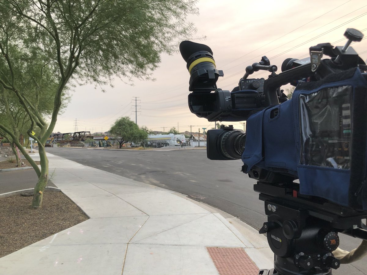 Historic Tempe train bridge is scheduled to be demolished this morning after the derailment that took place last week. #FOX10Phoenix