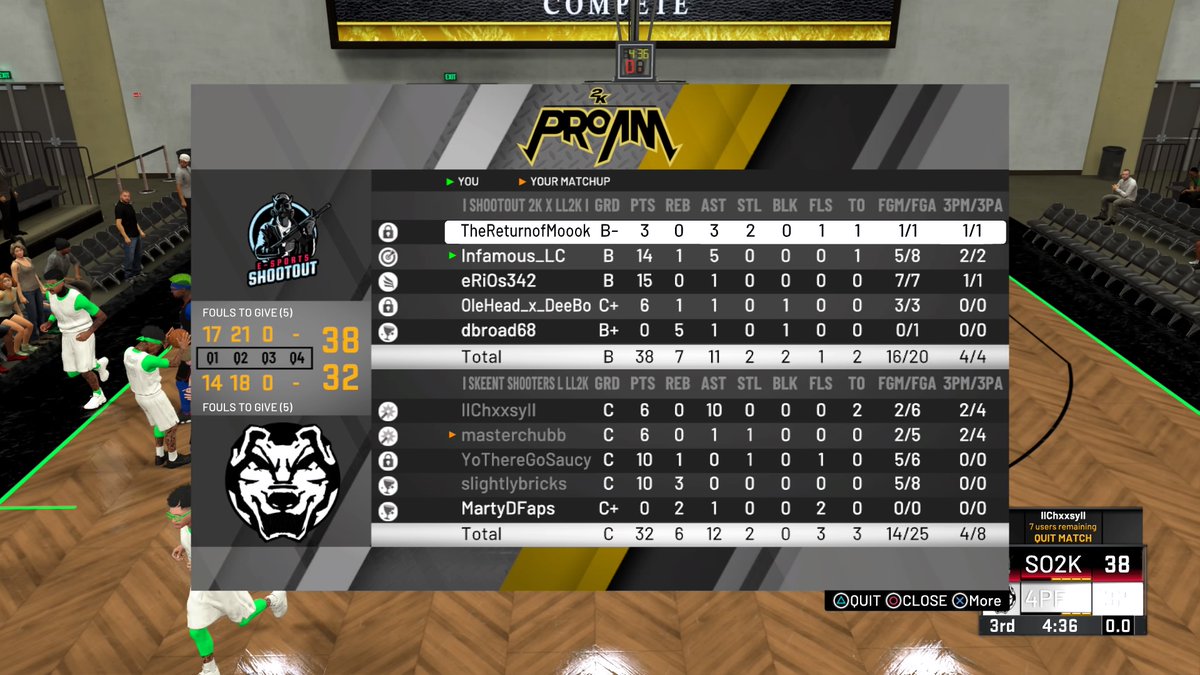 Shootout_2k's tweet photo. 2-0 on wins last night playing @LEJINDLeague . GG to these teams! https://t.co/ye8wRiIVTt