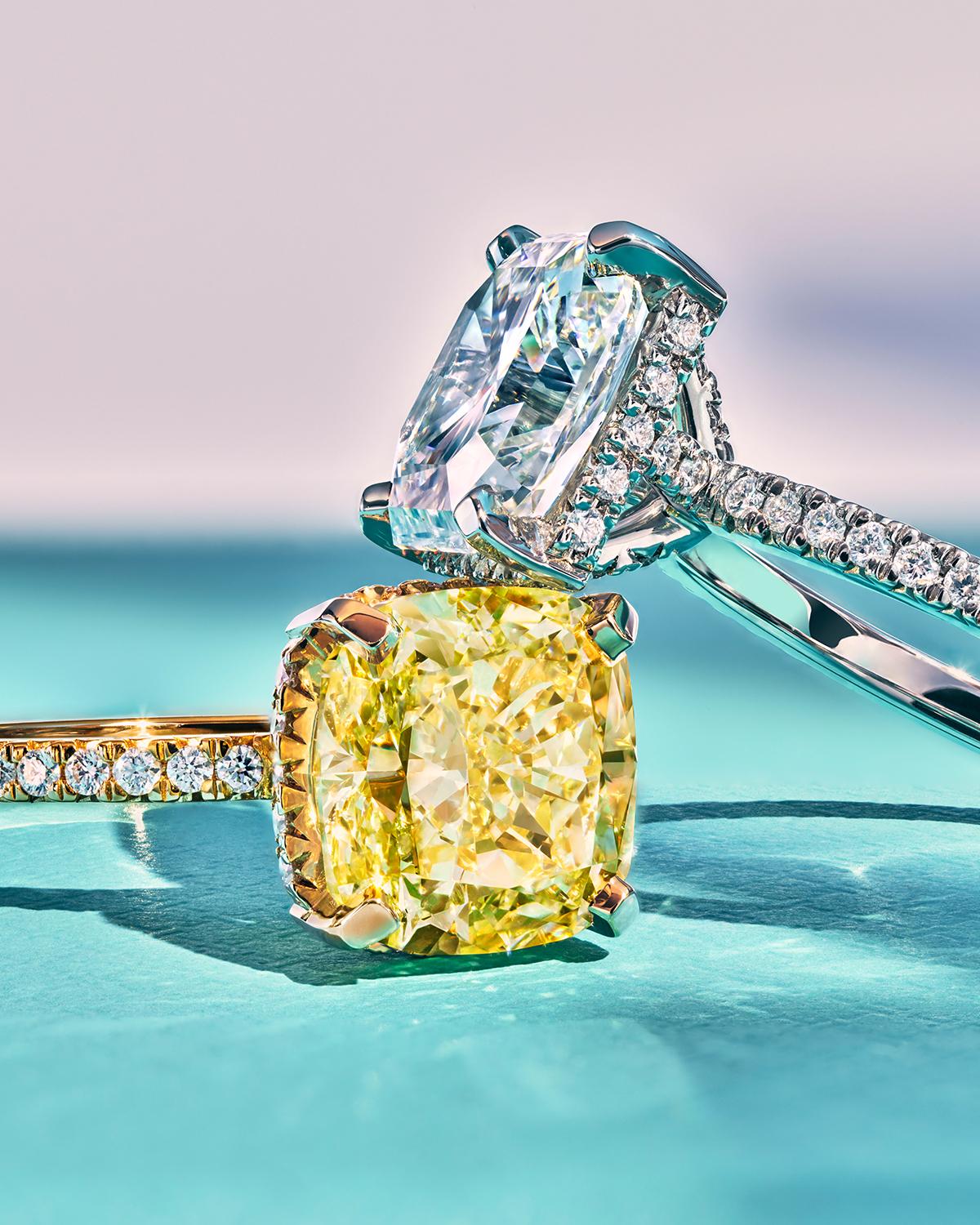 Canary diamond hotsell ring tiffany