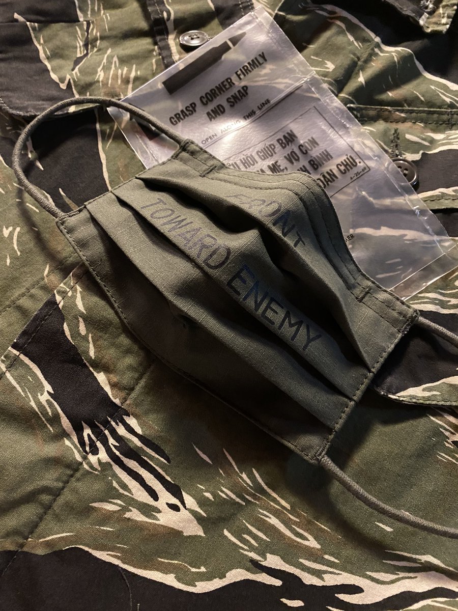 USCOUNTRYSTORE's tweet photo. Birdie Made M18A1 CLAYMORE Cloth Mask, Available Now: https://t.co/kjZ3PTLgre
#facemasks #clothmask #m18a1 #birdiemade #uscountrystore #mimurayoko https://t.co/ngyIL94oM2