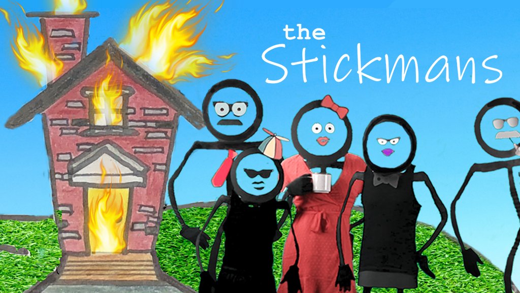StickmansTV's tweet photo. With so much going on in this #strange world, it can be easy to get overwhelmed. Wanna get 'whelmed' again? Take a break while you watch the strange world of #TheStickmans.  EPISODE 1: https://t.co/jGlJ8FTq9U #ADULTANIMATION #WEBSERIES #NEWSHOW #NEWSERIES #KICKSTARTER #TV https://t.co/MNIQoKGDjf