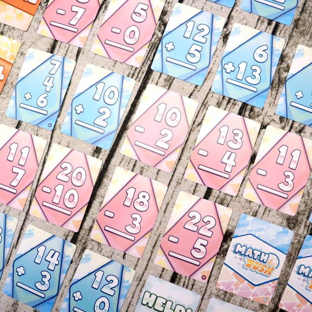 MeepleU's tweet photo. This little game #MathRush... is fun AND brain burning! Co-opmath, real time game, we didn't do that well, got panicked when trying to sort the math equation out๐. Have you played? How did you go?
@GotGeniusGames https://t.co/zBBBBSZycN