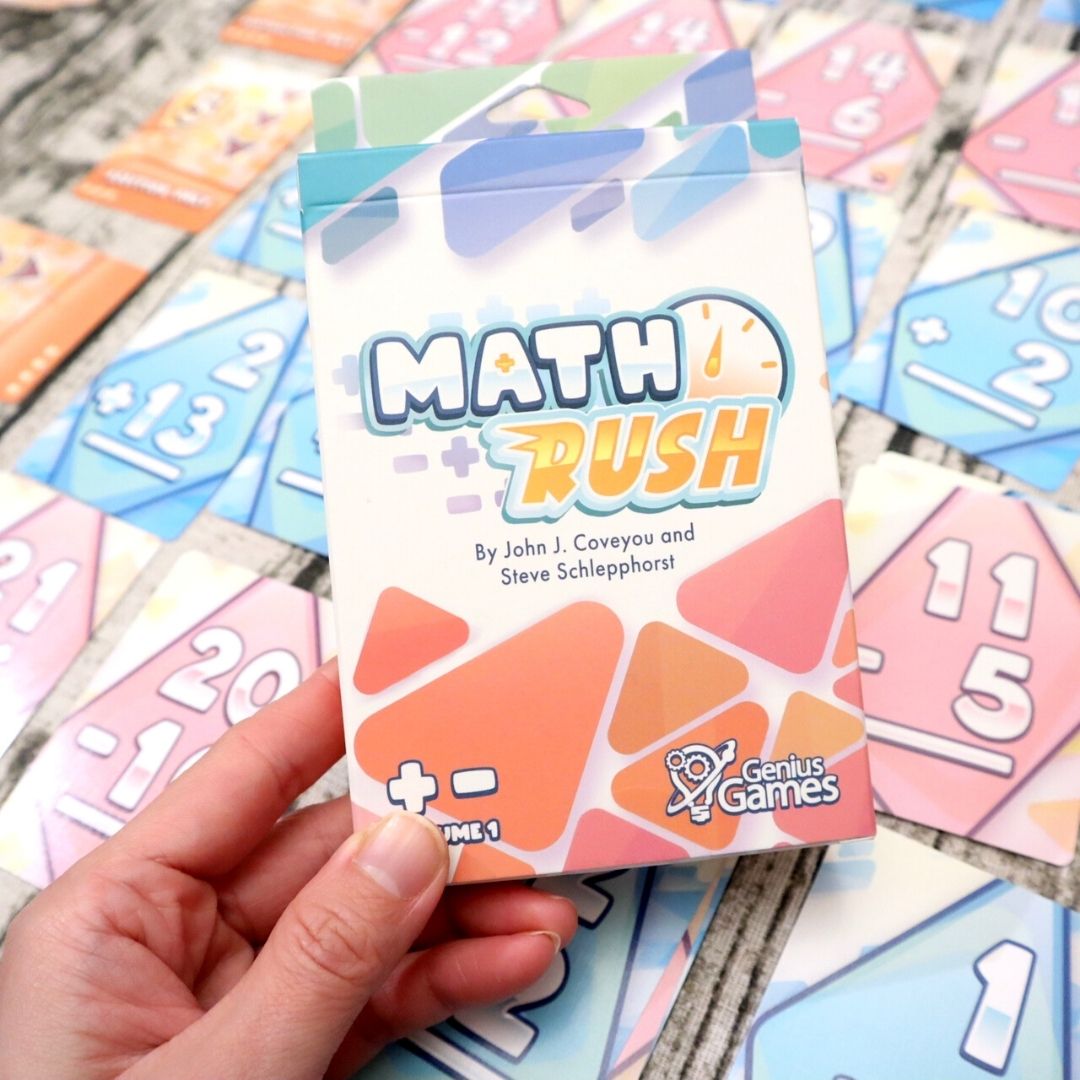 MeepleU's tweet photo. This little game #MathRush... is fun AND brain burning! Co-opmath, real time game, we didn't do that well, got panicked when trying to sort the math equation out๐. Have you played? How did you go?
@GotGeniusGames https://t.co/zBBBBSZycN
