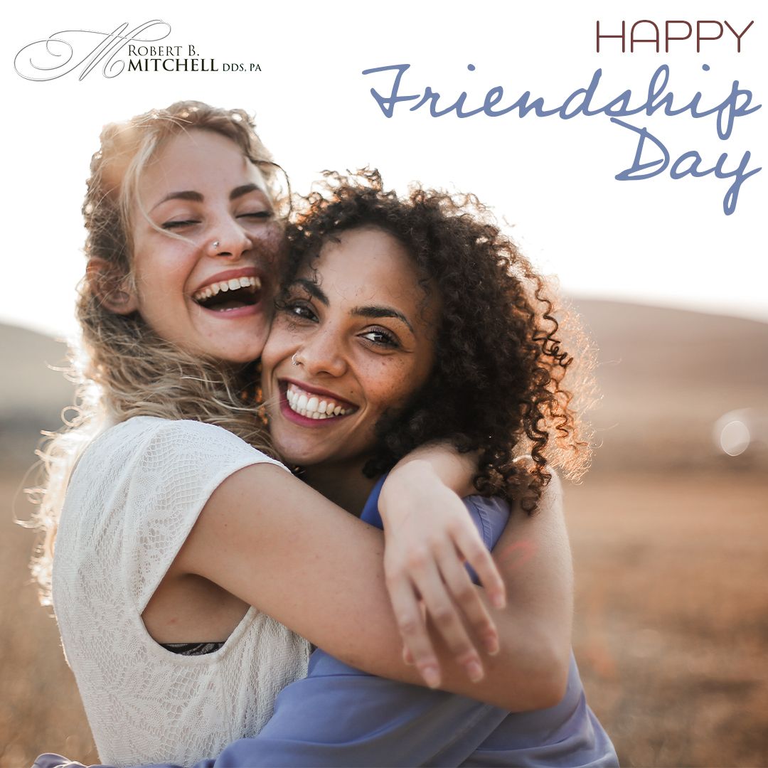 DrRMitchellDDS's tweet photo. Here at the #dentist, we care for your #smile, but it's good friends that bring one to your face. Here's to friendships new and old! Happy #FriendshipDay from the office of #DrMitchell! https://t.co/7rLYaZDxcW