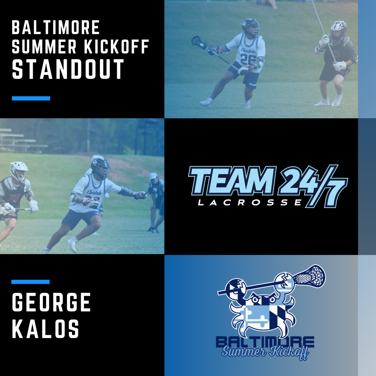 Team91CLT's tweet photo. 2022 FO/Mid George Kalos (Hough) was recently named a STANDOUT performer for the Class of 2022 at this year's BSK Session II.
Congratulations George!
#BSK #StandoutPerformance #CharlotteLacrosse https://t.co/RstRB5Lpt1