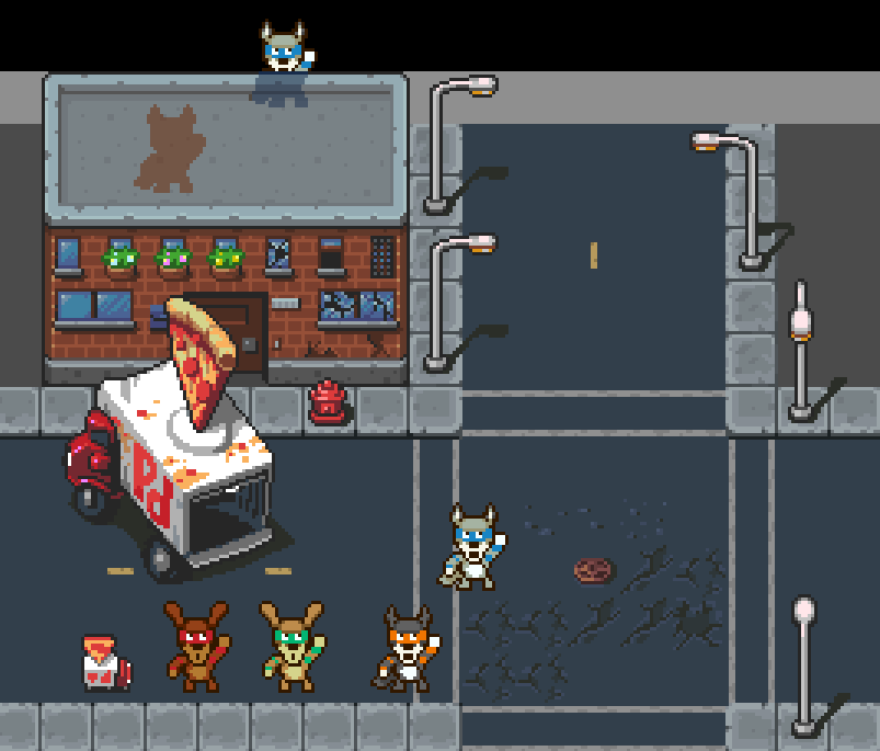 pixelgroover's tweet image. cute style. Trying something similar w/ #PizzaDogs except I can&apos;t help but get expressive haha