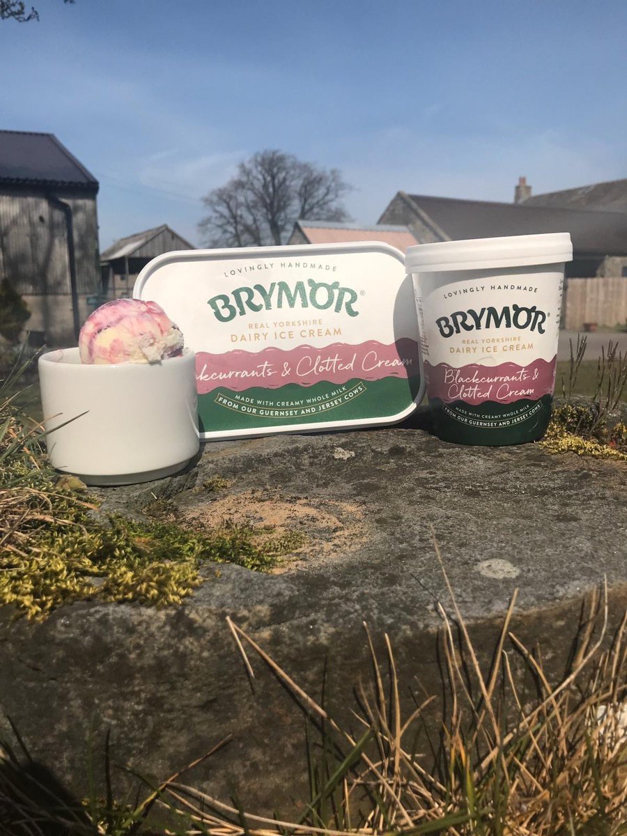 Blackcurrants are in season,and their vivid blue-ish black berries are swirled with clotted cream to make this week’s ‘super Sundae’ flavour! Our indulgent Blackcurrant + Clotted Cream ice cream is the incredible combination of rich Guernsey milk, sweet berries &amp; clotted cream.