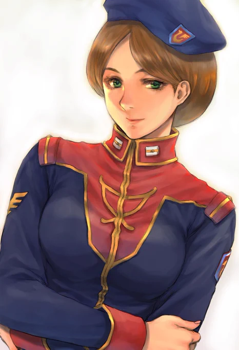 エマさん!
エゥーゴの制服も良いけど
ティターンズの制服姿も良い✨
✨(*'-`)人✨ 
