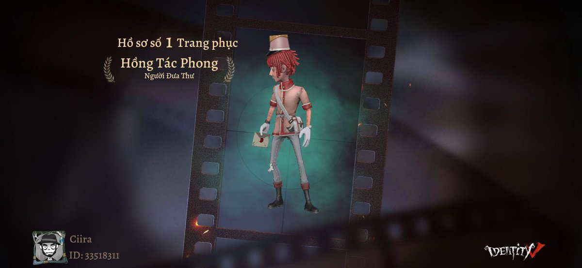 NinhZhu's tweet photo. Tôi đang chơi Identity V. Bạn nghĩ đó là game ư? https://t.co/u9rNJycKxZ