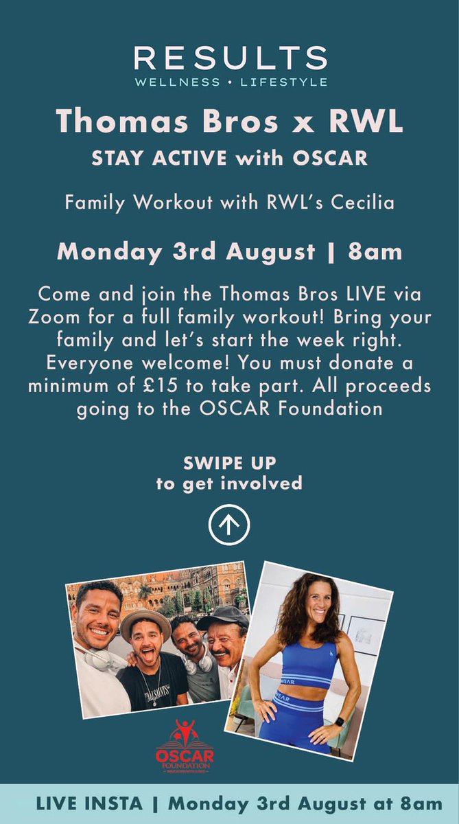OscarUKTour's tweet photo. To join the the 3 brothers make a minimum donation of ยฃ15 here๐https://t.co/QdH9qJ4v8w and you will receive log in details #charity #fundraising #workoutmotivation #workoutathome #SundayMotivation #sundayvibes #Children #helpingotherschallenge #stayactive4OSCAR #mancsinmumbai https://t.co/3Qicjy5lgW