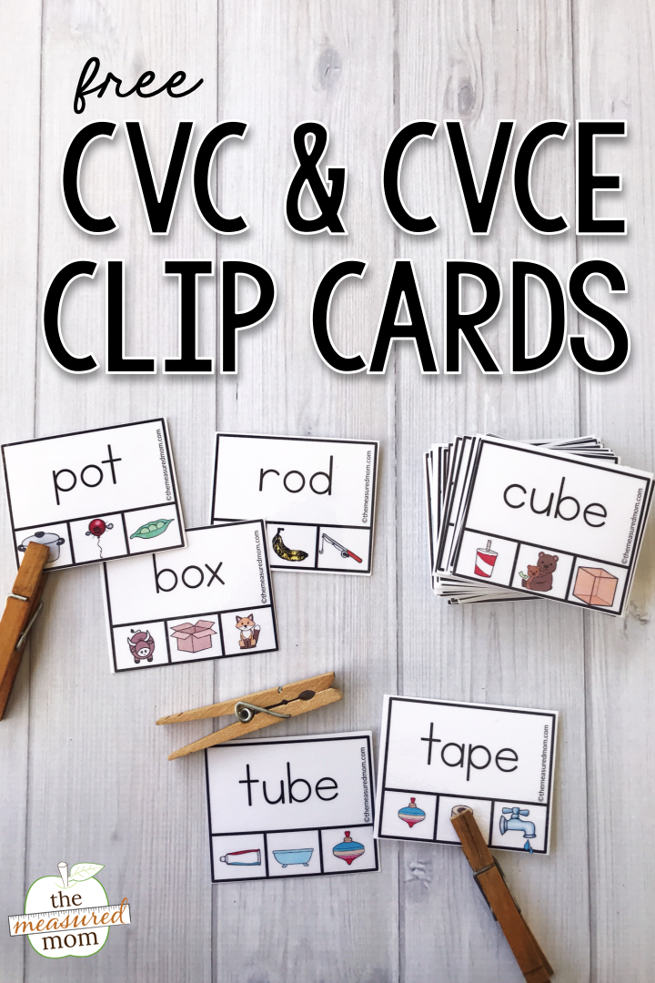 thisreadingmama's tweet photo. CVC &amp; CVCE CLIP CARDS: Do you have learners who get their vowel sounds mixed up when you introduce #CVCe words? Try these clip cards for extra reading practice!  https://t.co/xHk8r4oqKf https://t.co/s1k5kwkCnz