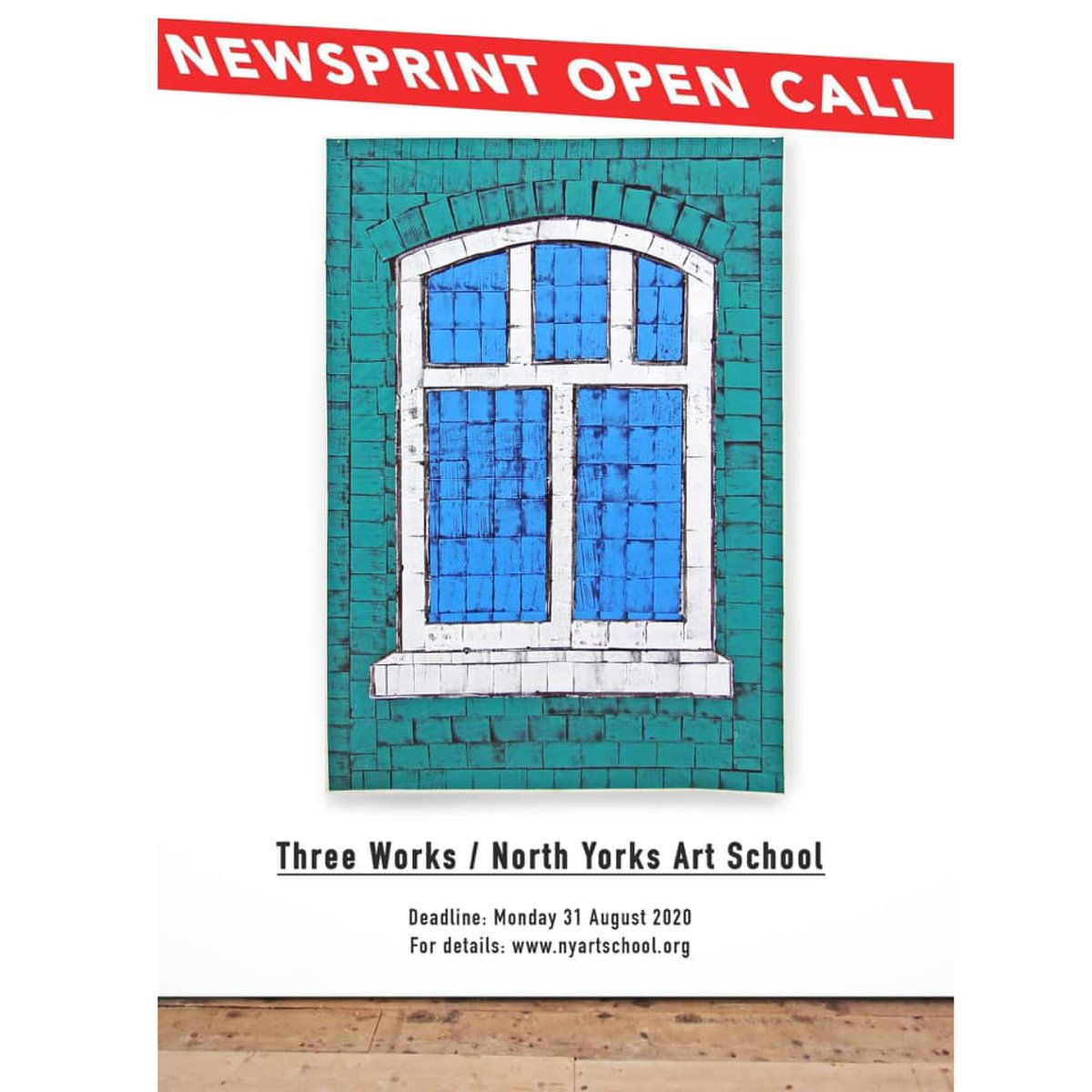 artreversal's tweet photo. SHOUT OUT to Three Works Scarborough @three_works who are hosting their Annual Open Call - NEWSPRINT β
The deadline is 11.59pm on Monday 31 August, 2020
β
#opencall #threeworks #newsprint #artreversal https://t.co/7WM9NNTpXa