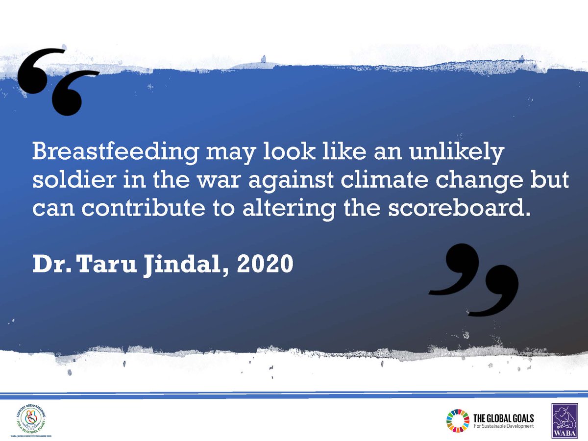 WABAsecretariat's tweet photo. Supporting #breastfeeding has short- and long-term impact on planetary health. It is an urgent imperative and we must intensify the conversations, call for more robust research and engage all relevant sectors to take action. 

#WBW2020 matters now more than ever! 

@WHO 
@UNICEF https://t.co/njr1NzIqaL