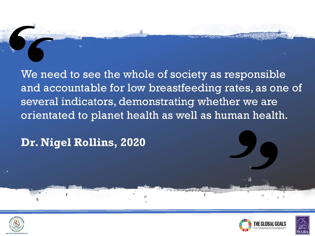 WABAsecretariat's tweet photo. Supporting #breastfeeding has short- and long-term impact on planetary health. It is an urgent imperative and we must intensify the conversations, call for more robust research and engage all relevant sectors to take action. 

#WBW2020 matters now more than ever! 

@WHO 
@UNICEF https://t.co/njr1NzIqaL