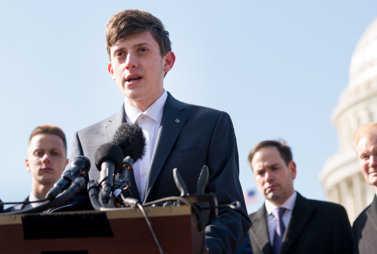 Kyle Kashuv  @KyleKashuv The most controversial choice, and perhaps the only Republican on this list, Kyle was baptized by fire when he went through a shooting, got a law passed, and felt the wrath of Cancel Culture all in about 6 months. He's a fighter, and I stand with him.